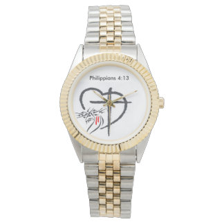 Phil 4:13 Männerwache Armbanduhr