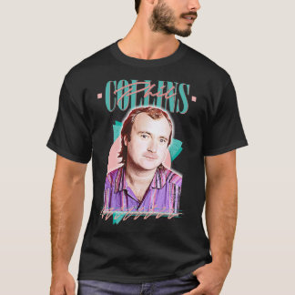 Phil Collins Retro 80er Ästhetisches Fan Design T-Shirt