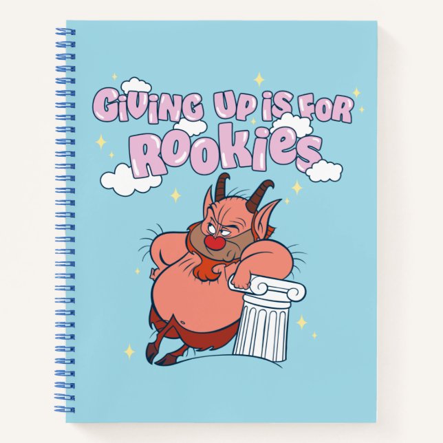 Phil - Giving Up is for Rookies Notebook Notizbuch (Vorderseite)