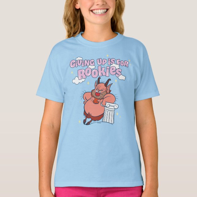 Phil - Giving Up is for Rookies T-Shirt (Devant)