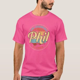 Phil Legend hat die Personalisierte Pensionierung T-Shirt