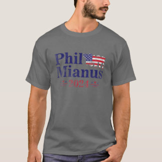 Phil Mianus Funny Präsidentschaftswahl 2024 Parod T-Shirt