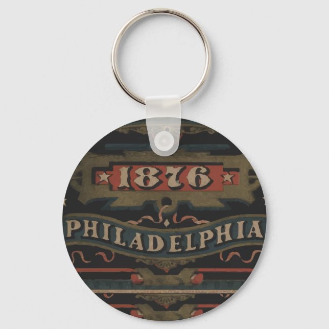 Philadelphia 1876 Pennsylvania Schlüsselanhänger (Vorderseite)