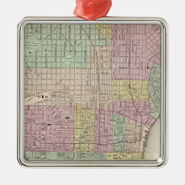 Philadelphia 2 ornament aus metall (Vorne)