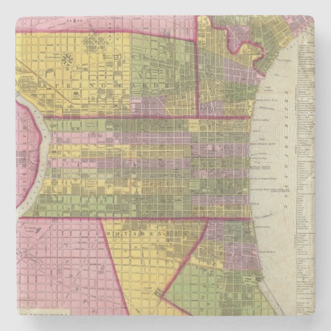 Philadelphia 7 steinuntersetzer (Vorderseite)