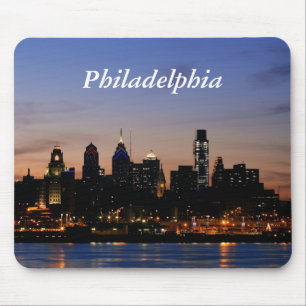 Philadelphia an der Dämmerung Mousepad
