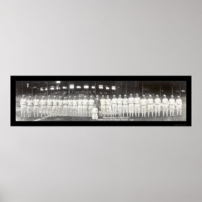 Philadelphia Athletics Foto 1929 Poster (Vorne)