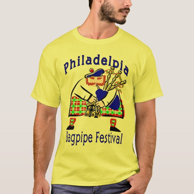 Philadelphia Bagpipe Festival T-Shirt (Vorderseite)
