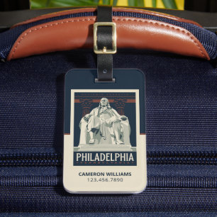 Philadelphia Benjamin-Franklin-Institut Gepäckanhänger