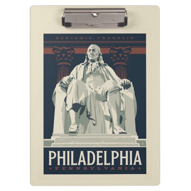 Philadelphia | Benjamin-Franklin-Institut Klemmbrett (Vorderseite)