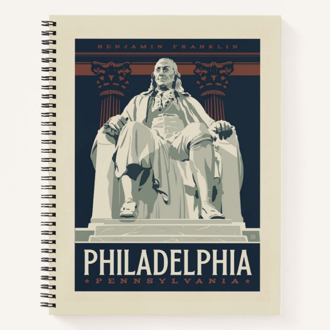 Philadelphia | Benjamin-Franklin-Institut Notizbuch (Vorderseite)