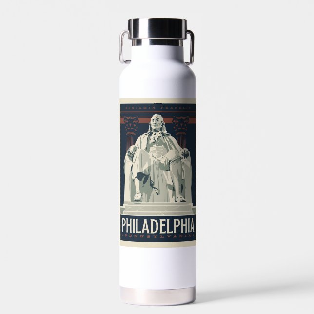Philadelphia | Benjamin-Franklin-Institut Trinkflasche (Vorne)
