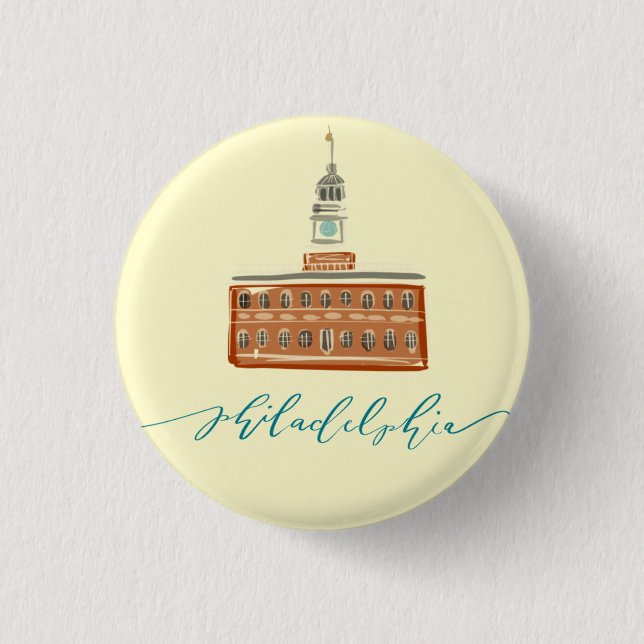 Philadelphia Button (Vorderseite)