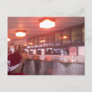 Philadelphia Cheesesteak Postkarte