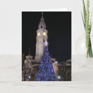 Philadelphia City Hall zu Weihnachten