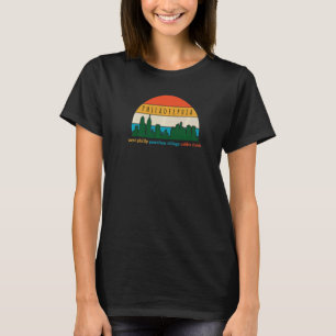 Philadelphia Cityscape Sunset West Philly Neighbou T-Shirt