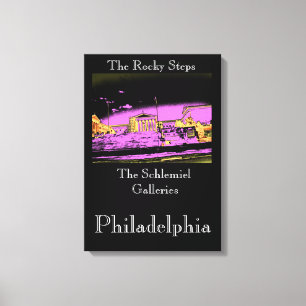 Philadelphia - Die Felsenstufen Leinwanddruck