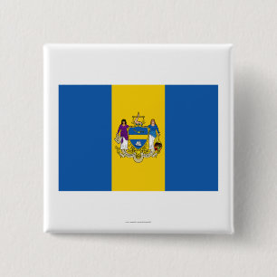 Philadelphia-Flagge Button