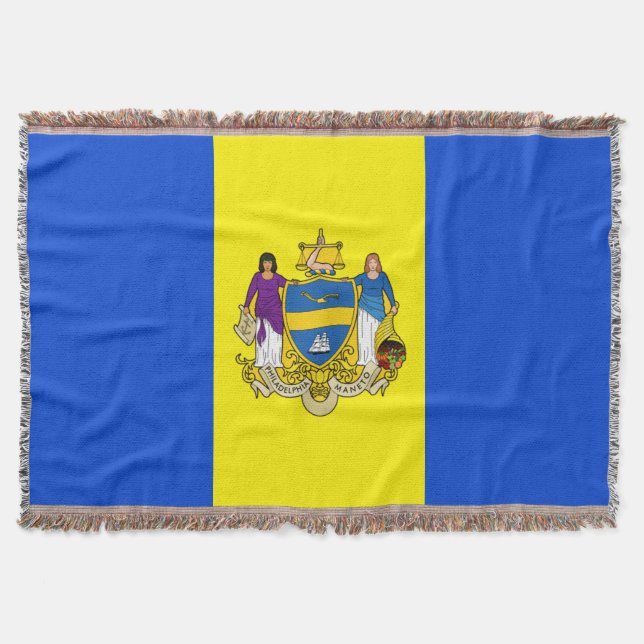 Philadelphia-Flagge Decke (Vorderseite)