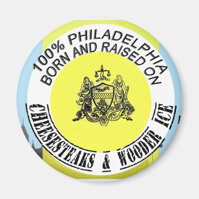 Philadelphia geboren und aufgewachsen magnet (Vorne)