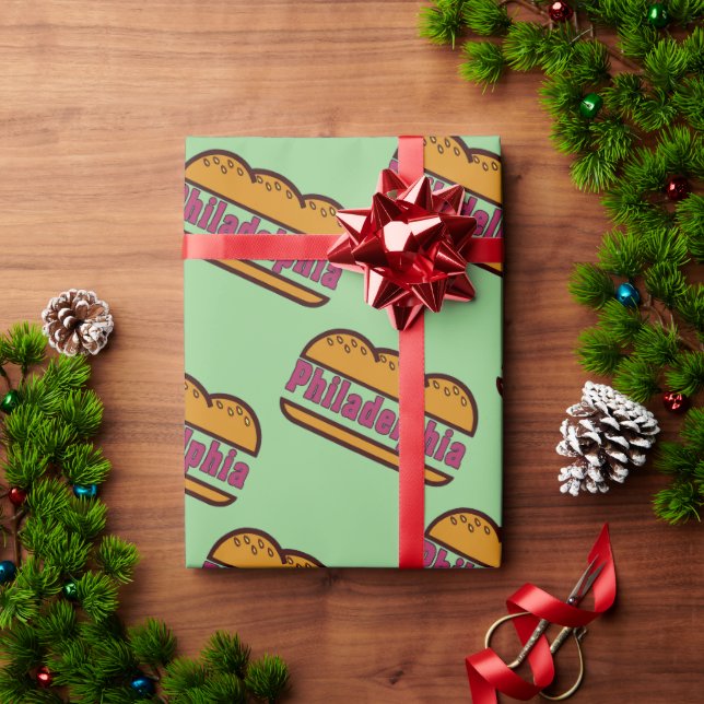 Philadelphia Geschenkpapier (Feiertagsgeschenk)