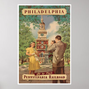 Philadelphia-Kunstposter Pennsylvania-Reiseposter Poster
