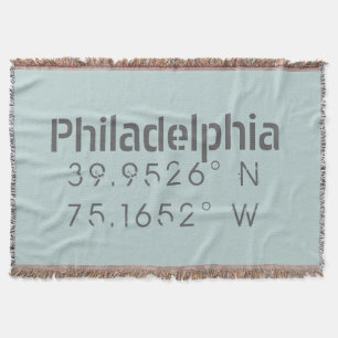 Philadelphia Länge Breite Decke