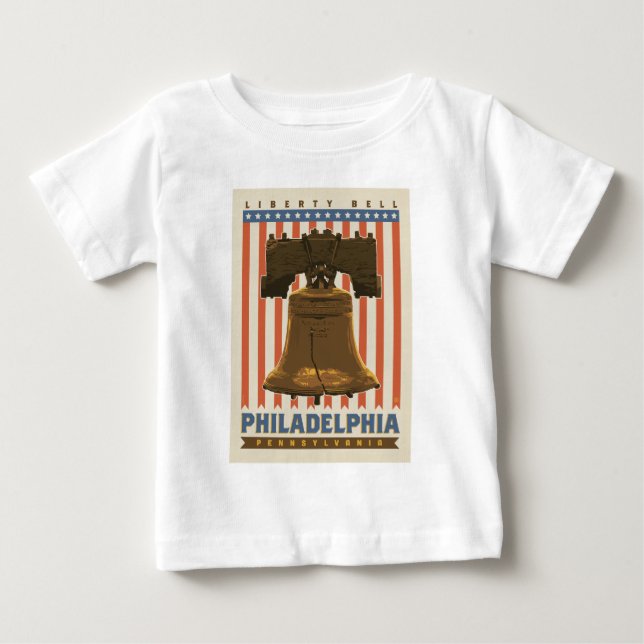 Philadelphia | Liberty Bell Baby T-shirt (Vorderseite)