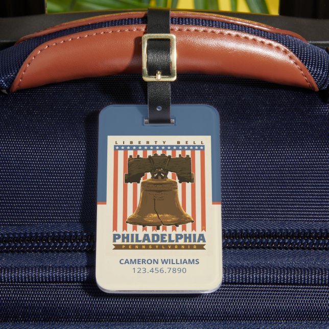 Philadelphia | Liberty Bell Gepäckanhänger (Vorderseite Insitu 2)
