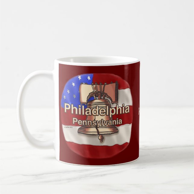 Philadelphia Liberty Bell Kaffeetasse (Links)