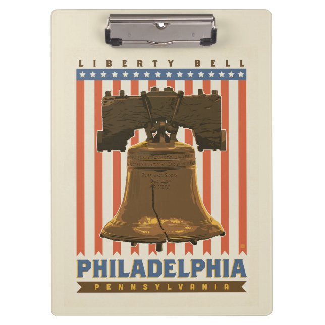 Philadelphia | Liberty Bell Klemmbrett (Vorderseite)