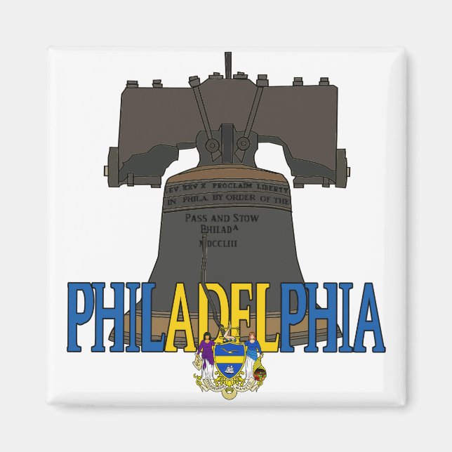 Philadelphia Liberty Bell Magnet (Vorne)