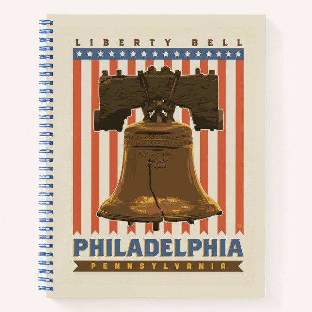 Philadelphia | Liberty Bell Notizbuch (Vorderseite)