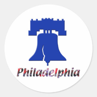 Philadelphia Liberty Bell Runder Aufkleber