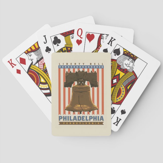 Philadelphia | Liberty Bell Spielkarten (Rückseite)