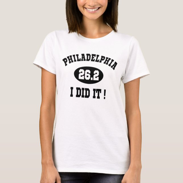 Philadelphia-Marathon T-Shirt (Vorderseite)