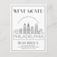 Philadelphia Moderner Deko | Änderung der Anschrif