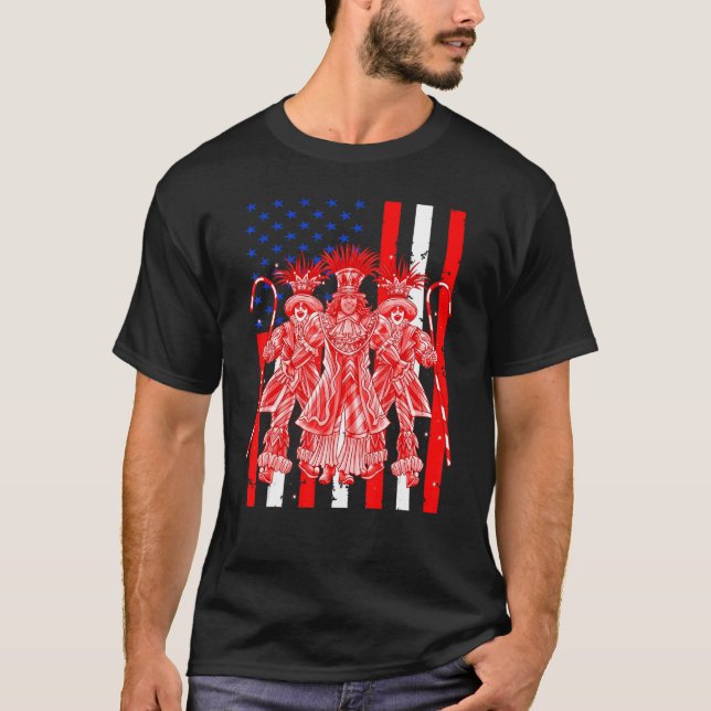 Philadelphia Mummers Day New Years T-Shirt (Vorderseite)