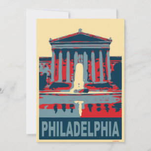 Philadelphia-Museum in Blau
