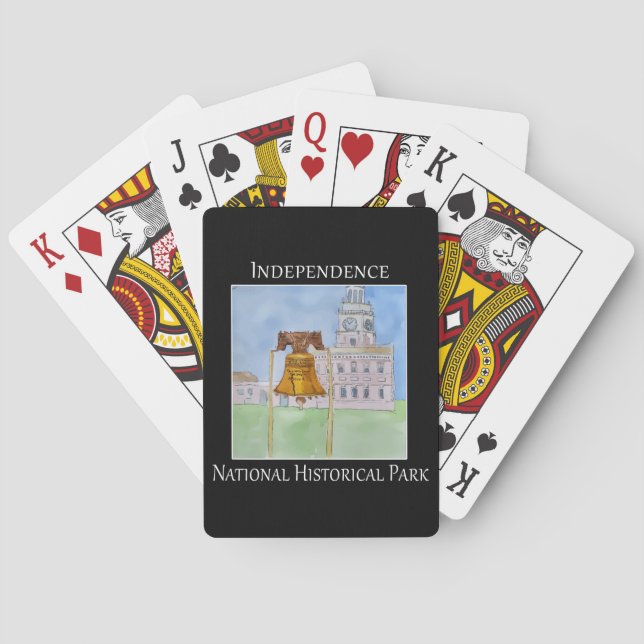 Philadelphia National Historic Park Spielkarten (Rückseite)