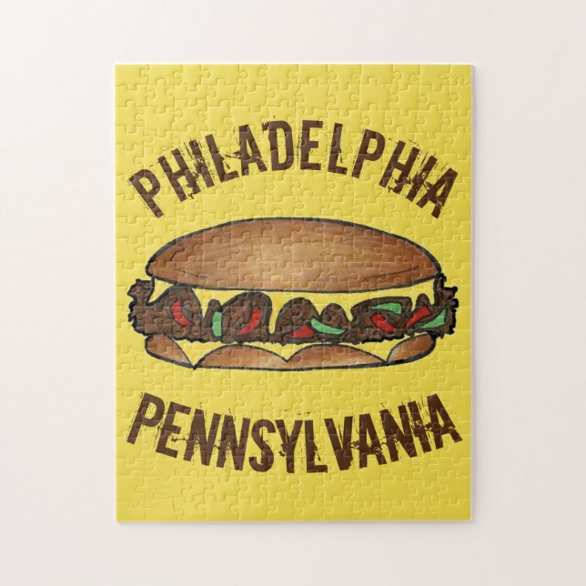 Philadelphia PA Pennsylvania Philly Cheese Steak (Vertikal)