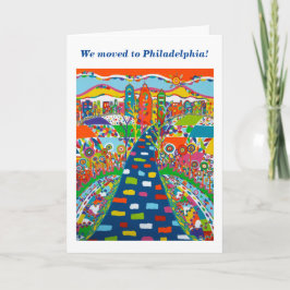 Philadelphia, Pennsylvania Änderung der Adresskart Ankündigung