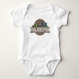 Philadelphia Pennsylvania Baby Strampler
