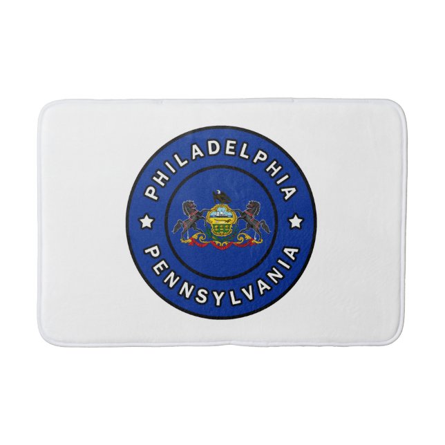 Philadelphia Pennsylvania Badematte (Vorderseite)
