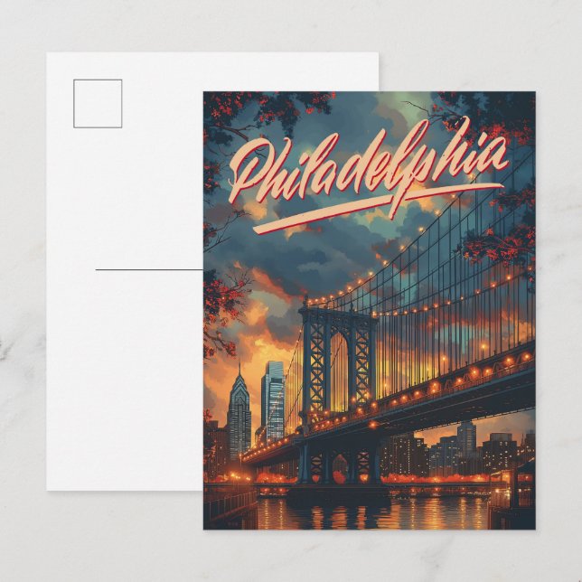 Philadelphia, Pennsylvania: Ein Vintages Postkarte (Vorne/Hinten)