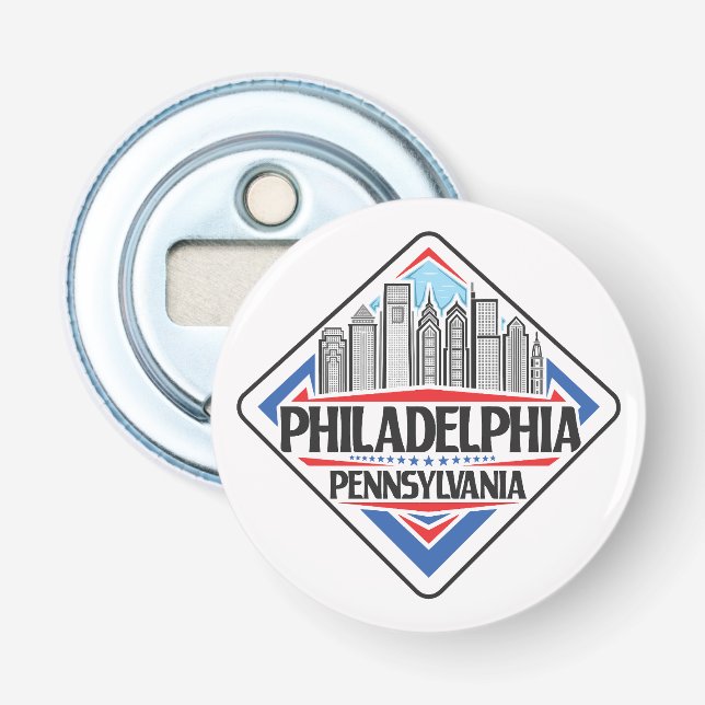 Philadelphia Pennsylvania Flaschenöffner (Vorderseite)