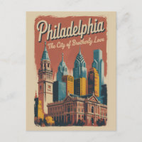 Philadelphia Pennsylvania Illustration Reise Kunst