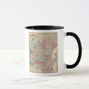 Philadelphia, Pennsylvania Karte Tasse