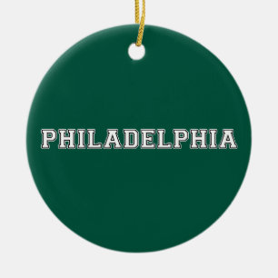 Philadelphia Pennsylvania Keramik Ornament