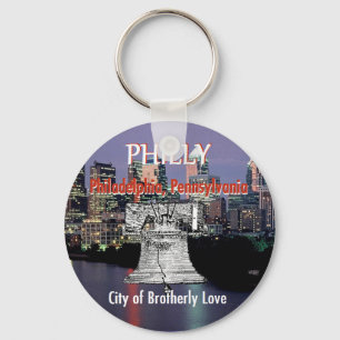 Philadelphia Pennsylvania Keychain Schlüsselanhänger